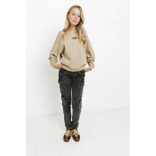 Frankie&Liberty high waist cargo jeans afbeelding