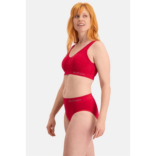 Bamboo Basics slip Belle met bamboe (set van 3) rood afbeelding