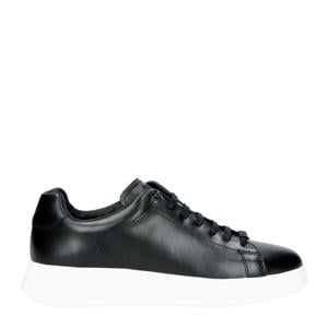 leren sneakers zwart