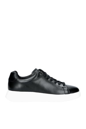 leren sneakers zwart