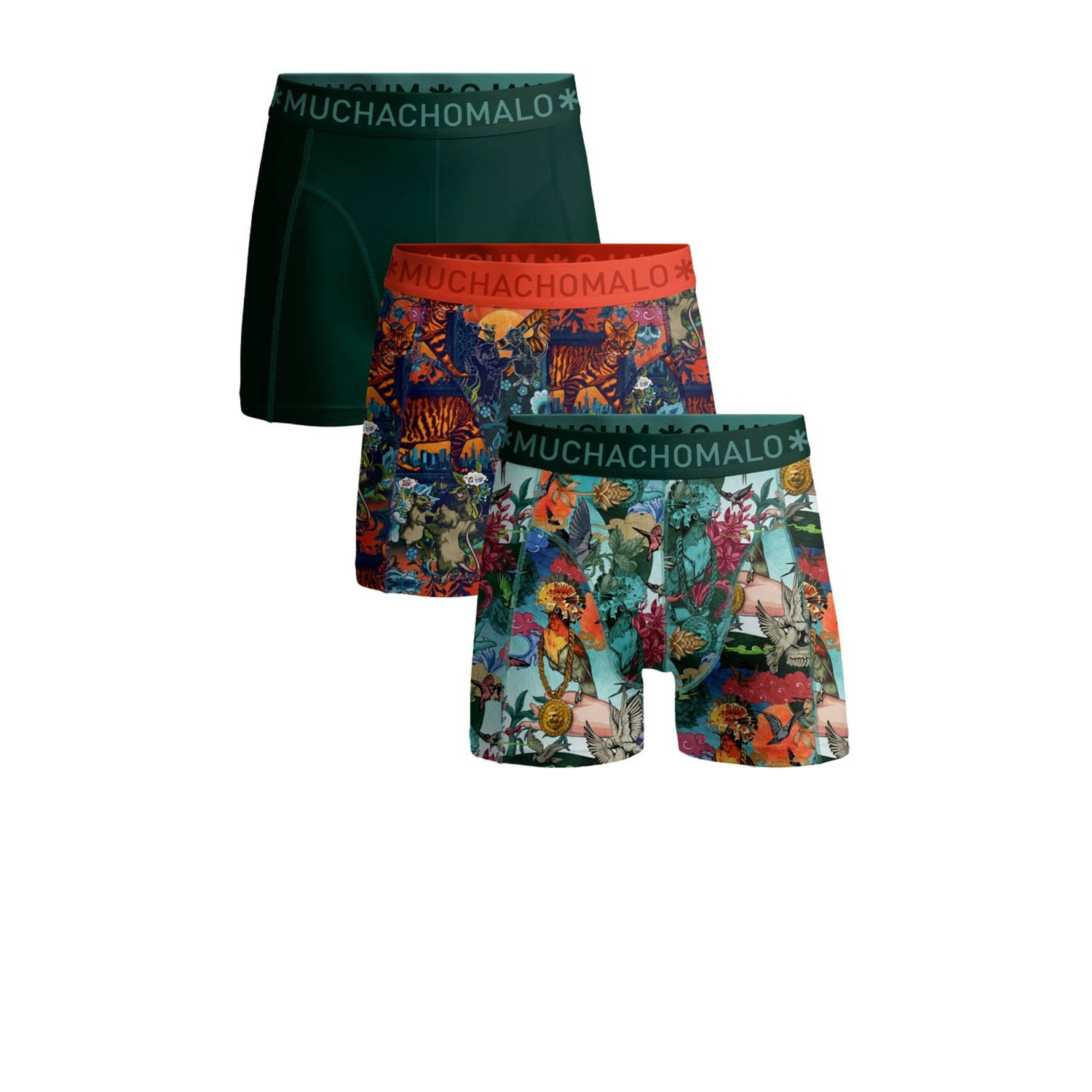 Muchachomalo boxershort Birdcat set van 3