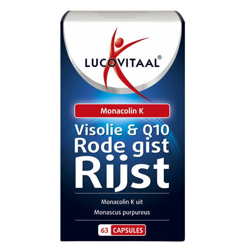 Wehkamp Lucovitaal Rode Gist Rijst + Visolie & Q10 aanbieding