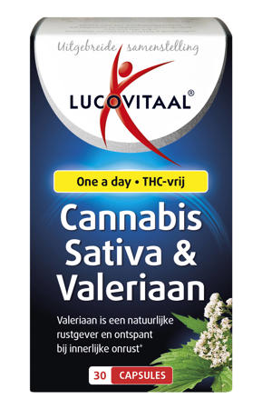 Wehkamp Lucovitaal Cannabis Sativa & Valeriaan aanbieding
