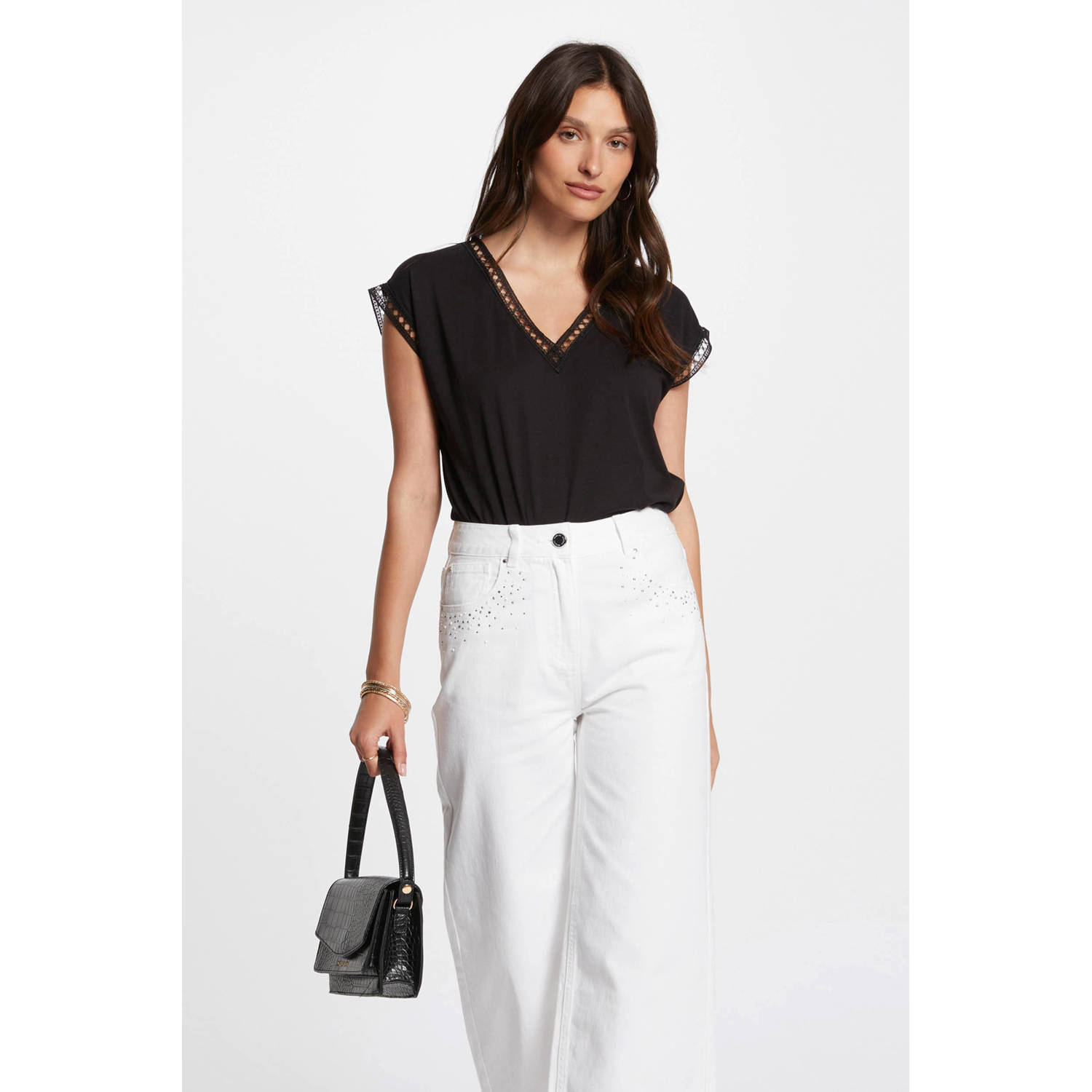 Morgan T-shirt zwart