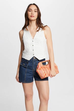 gilet ecru