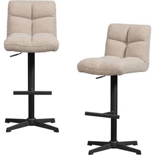 Wehkamp WOOOD barkruk (set van 2) Vinny aanbieding