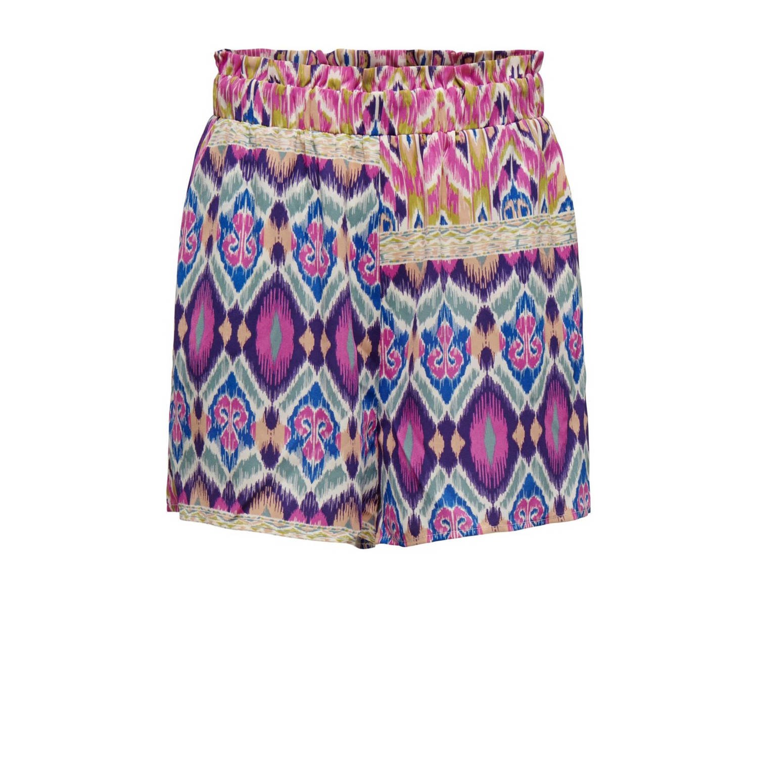 Only Polyester Shorts Lente Zomer Collectie Multicolor Dames