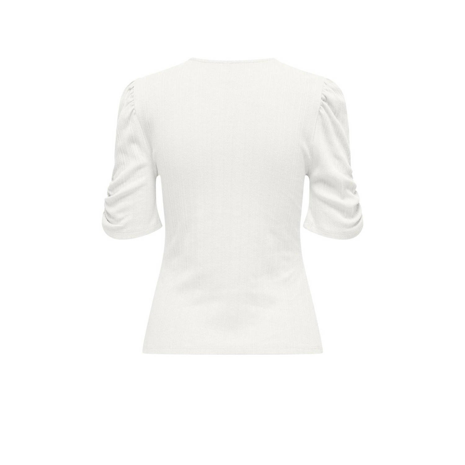 ONLY T-shirt ONLHALLE wit