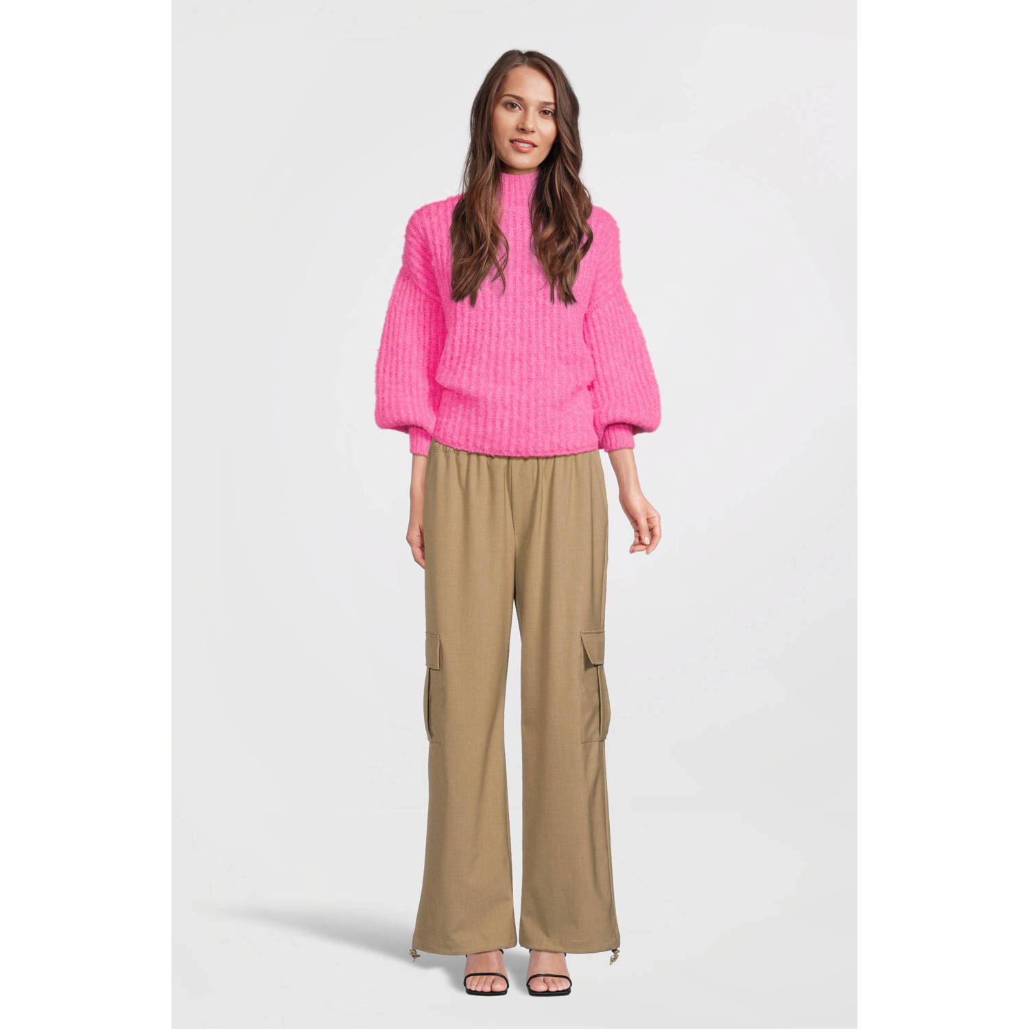 Circle of Trust wide leg broek bruin