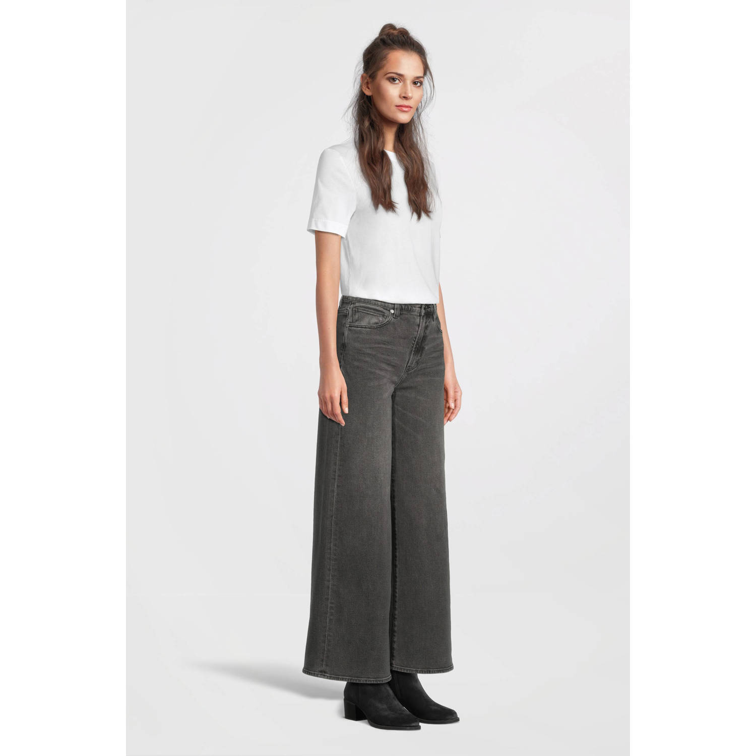 Circle of Trust wide leg jeans Fabi grey denim
