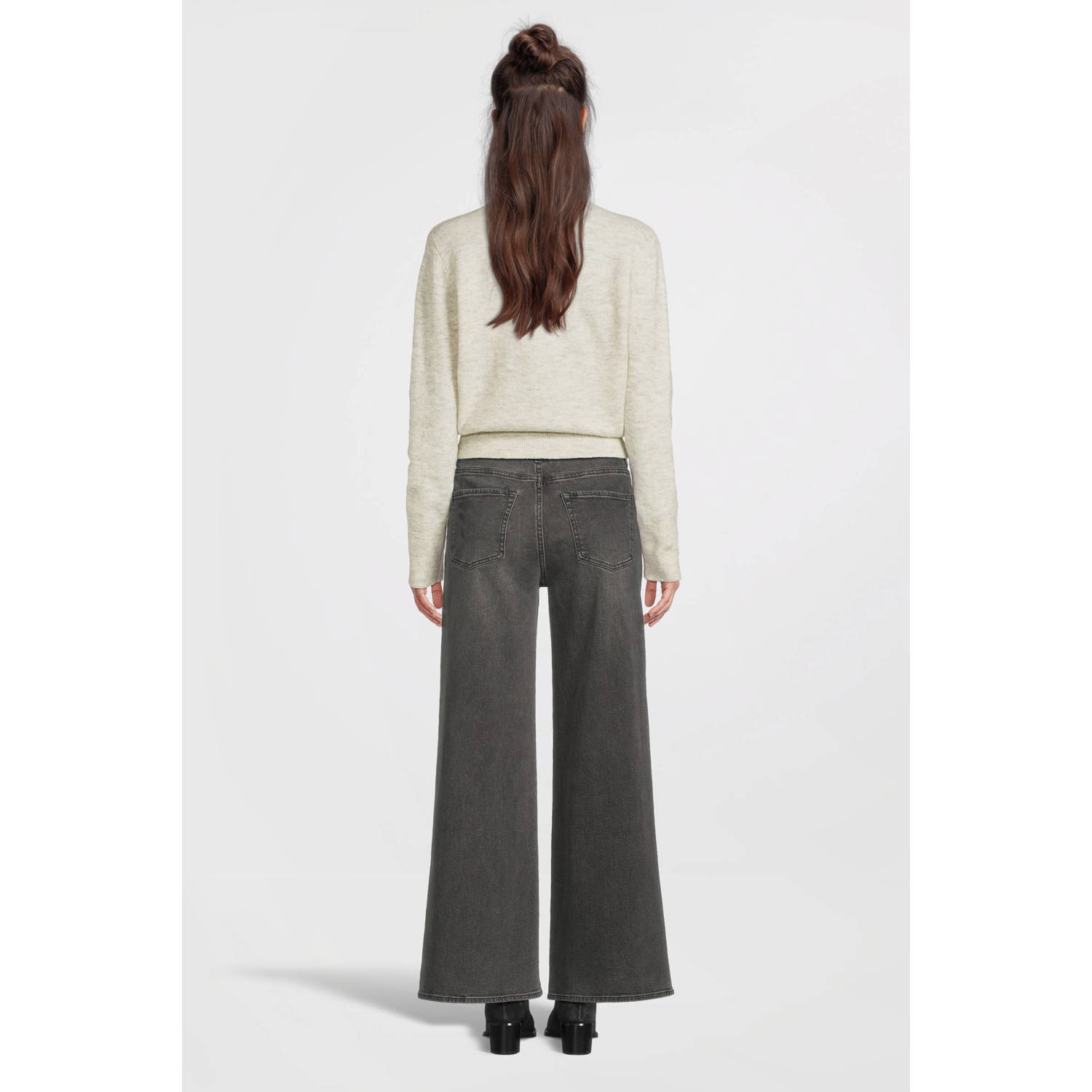 Circle of Trust wide leg jeans Fabi grey denim