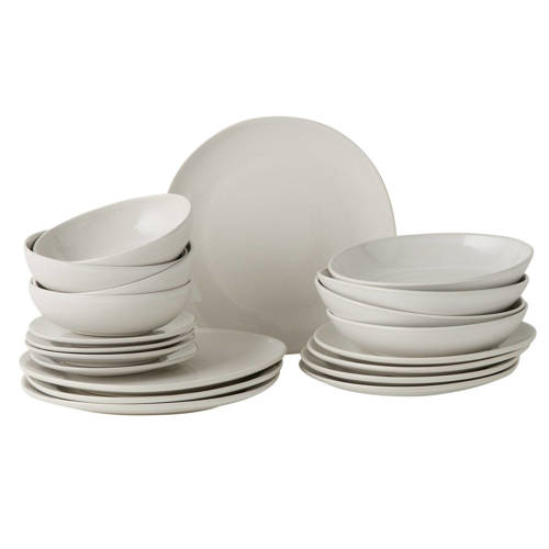 NOUS Living Organic serviesset (20-delig) - Wit