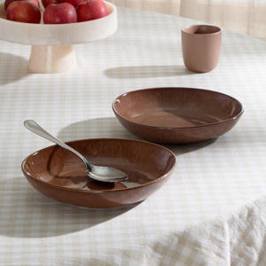 Organic pastabord (Ø22 cm) (set van 2) 