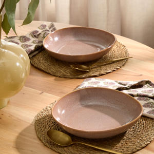Organic pastabord (Ø22 cm) (set van 2) 