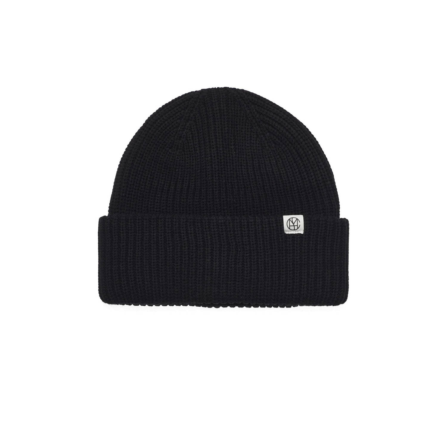 MSCH Copenhagen Beanie met logopatch model 'Galline Rachelle'
