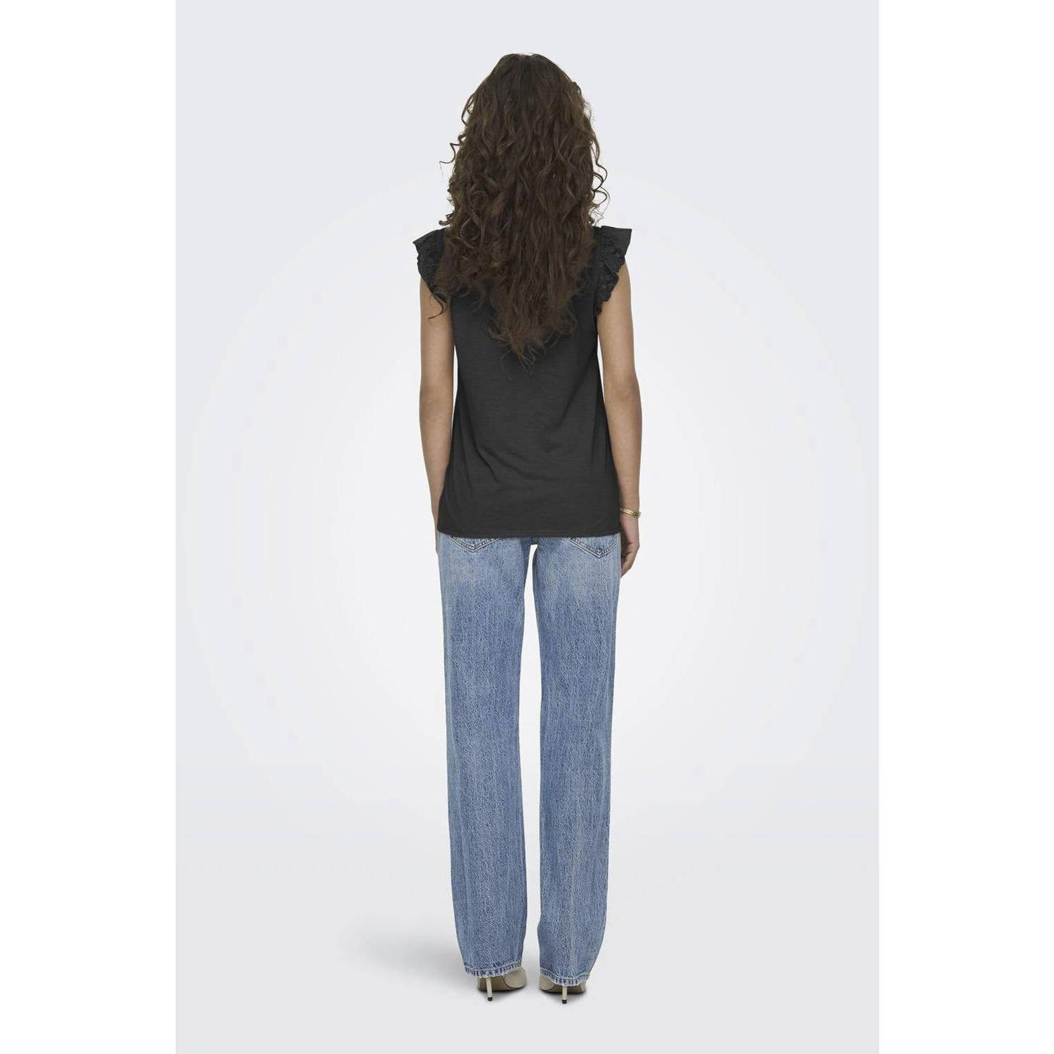 ONLY T-shirt ONLAUGUSTA zwart