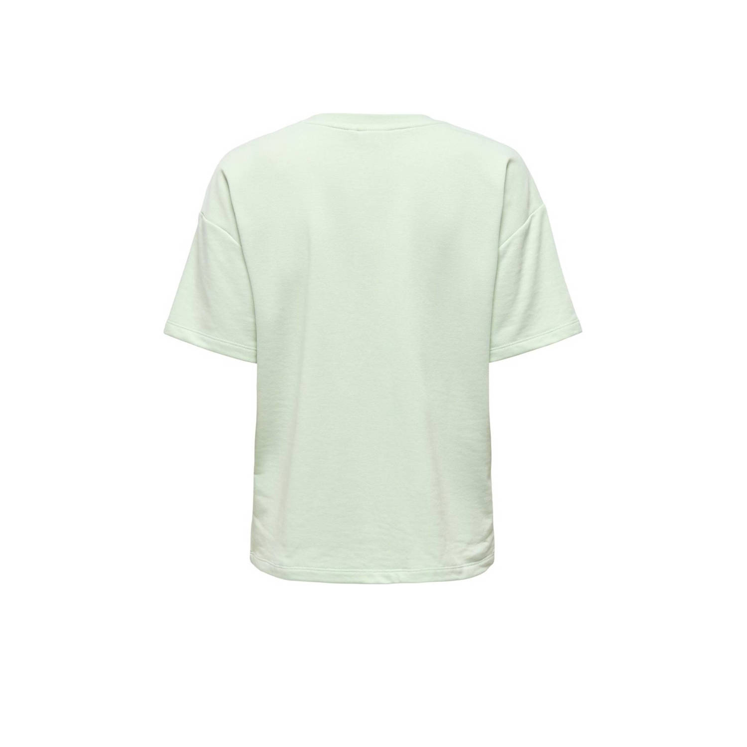 ONLY T-shirt ONLAVA mintgroen