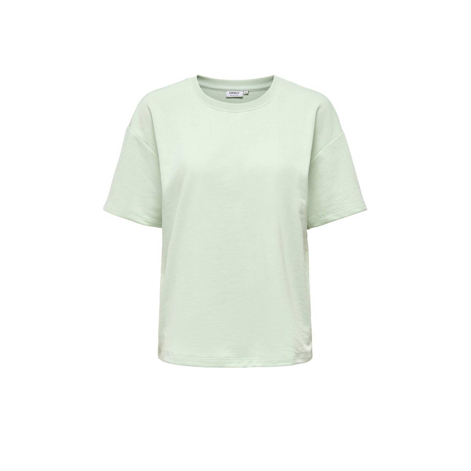 Only Lava Korte Mouw Top Green Dames