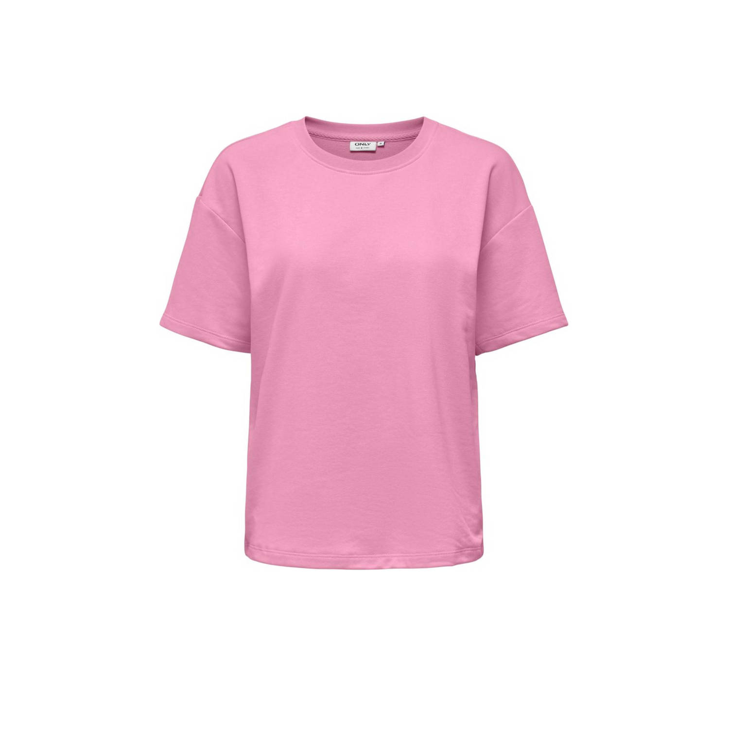 Only Lava Korte Mouw Top Pink Dames