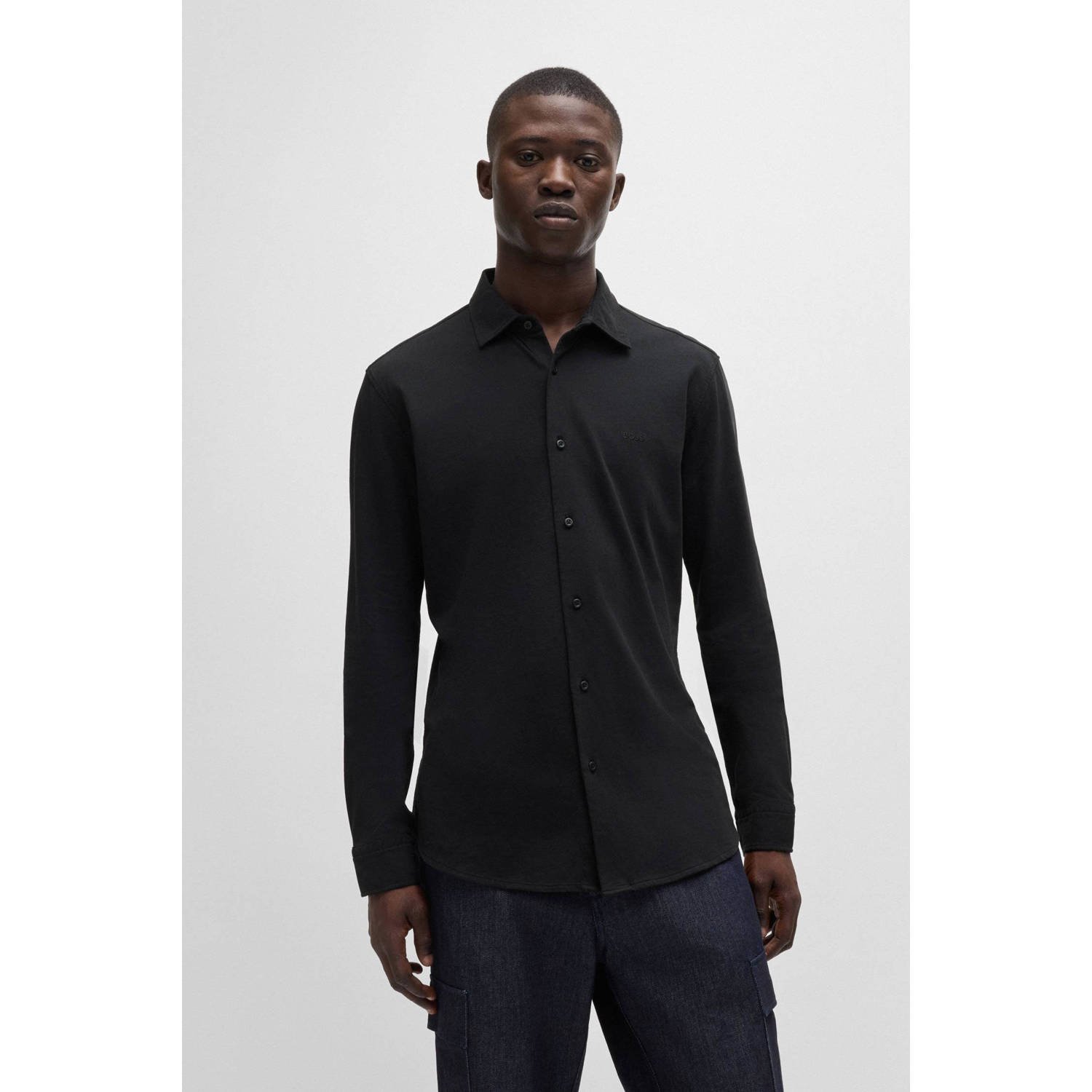 Boss Orange Regular fit vrijetijdsoverhemd met kentkraag model 'Mysoft'