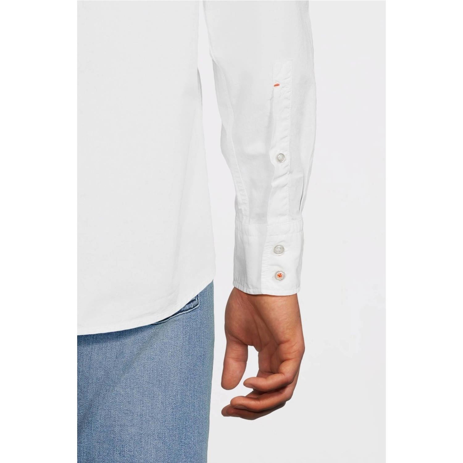 BOSS casual overhemd wit
