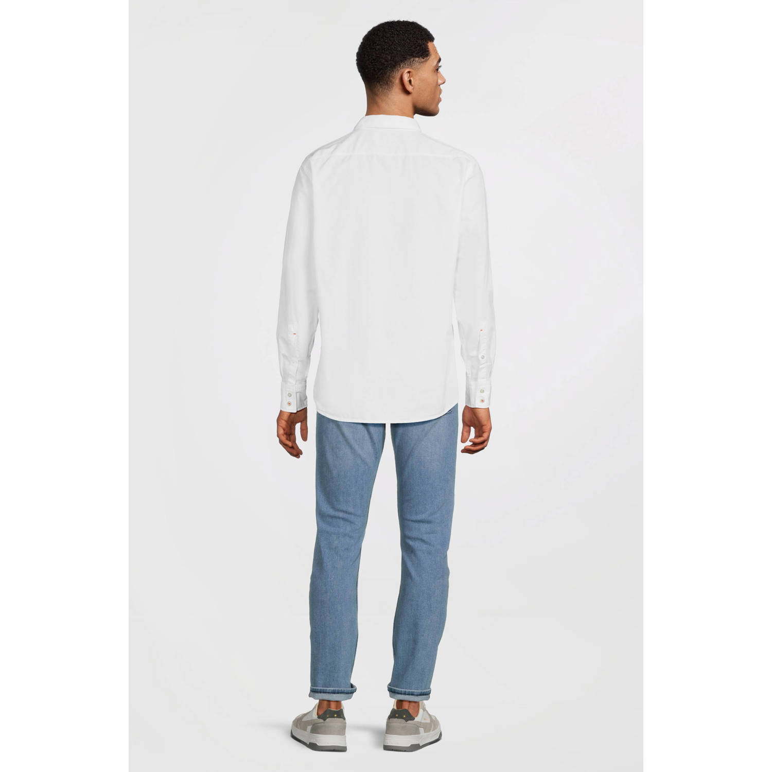 BOSS casual overhemd wit