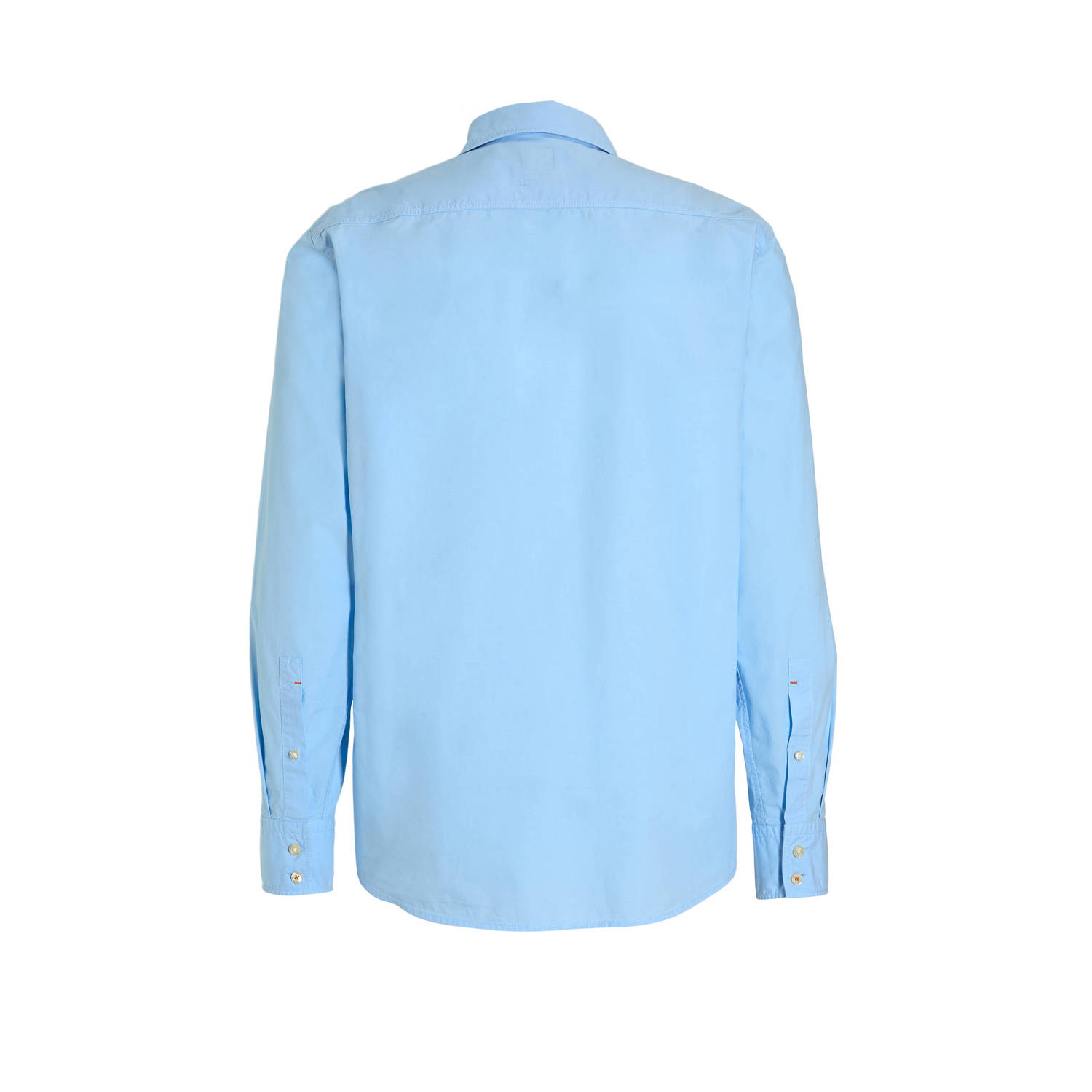 BOSS casual overhemd lichtblauw