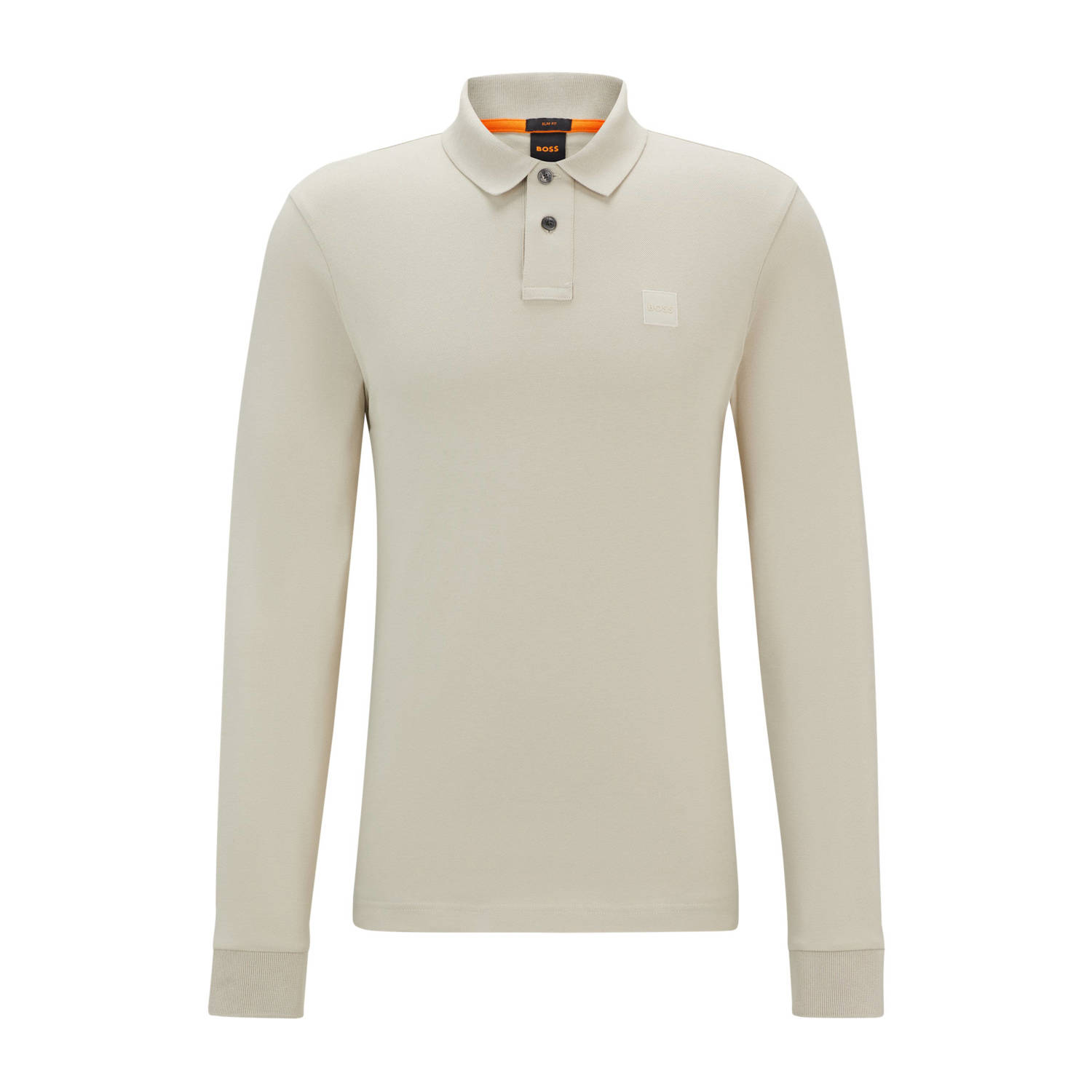 BOSS slim fit polo Passerby met logo