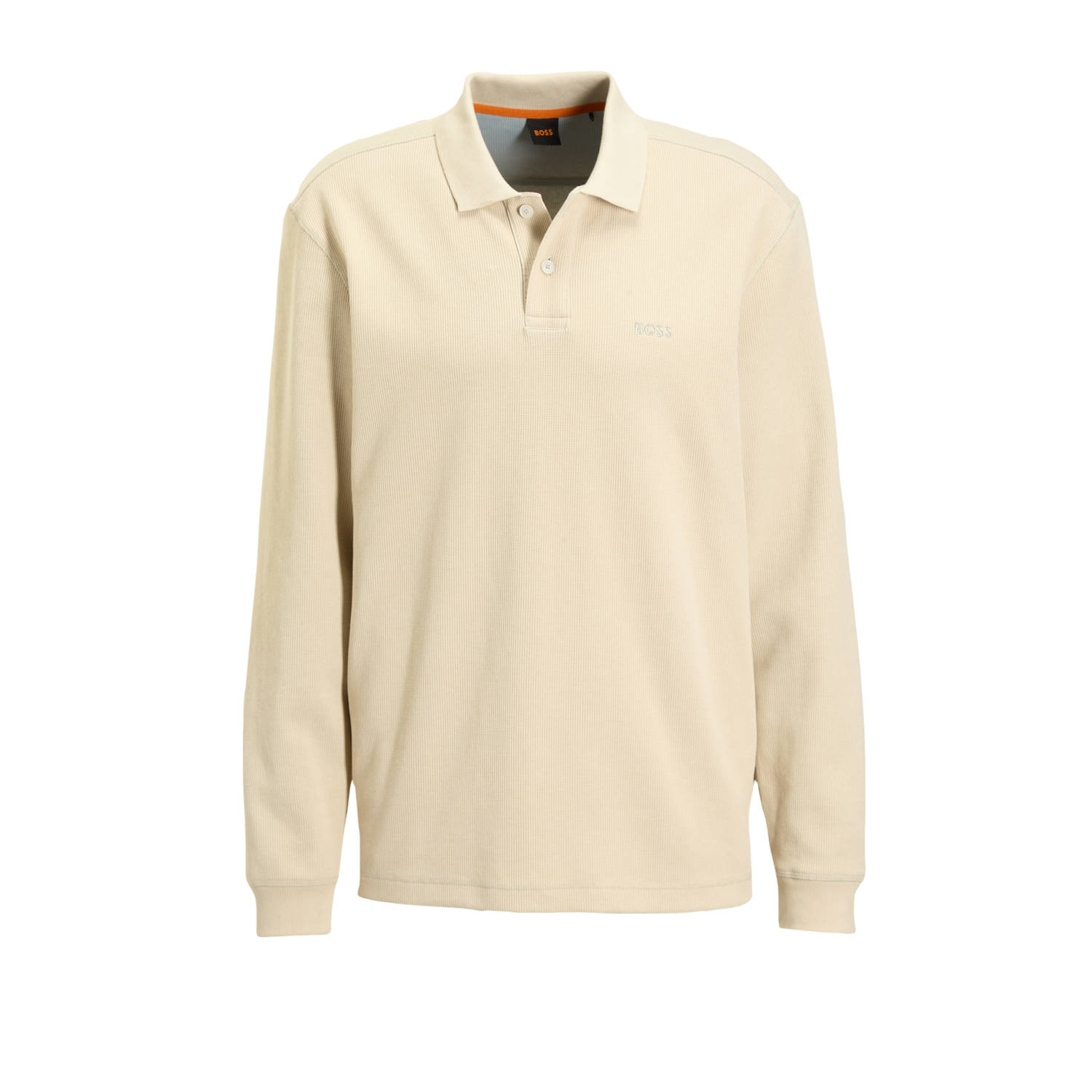 Hugo Boss Beige Polo Patempesto Long Trendy Beige Heren