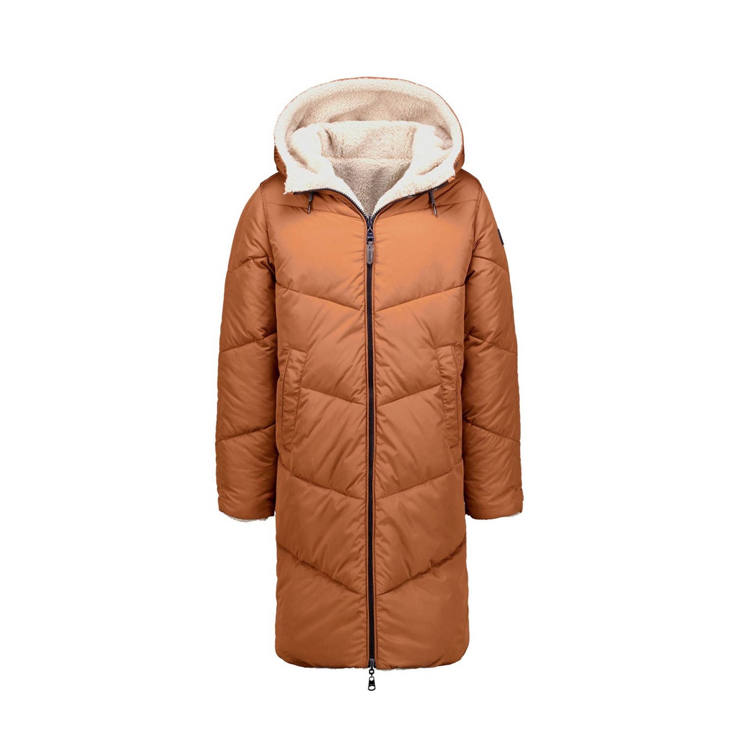 Garcia gewatteerde winterjas bruin