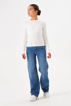 high waist straight leg jeans dark used
