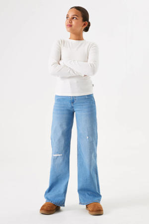 high waist wide leg jeans medium used