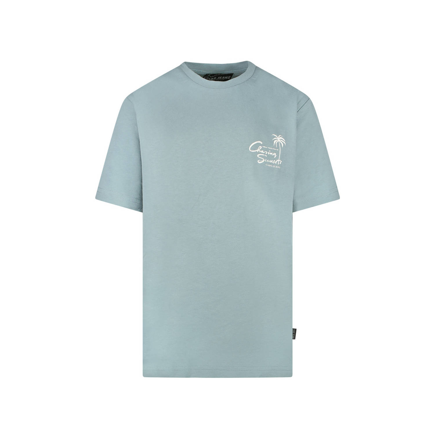 Cars T-shirt COLYN met backprint zachtblauw Jongens Katoen Ronde hals Backprint 116
