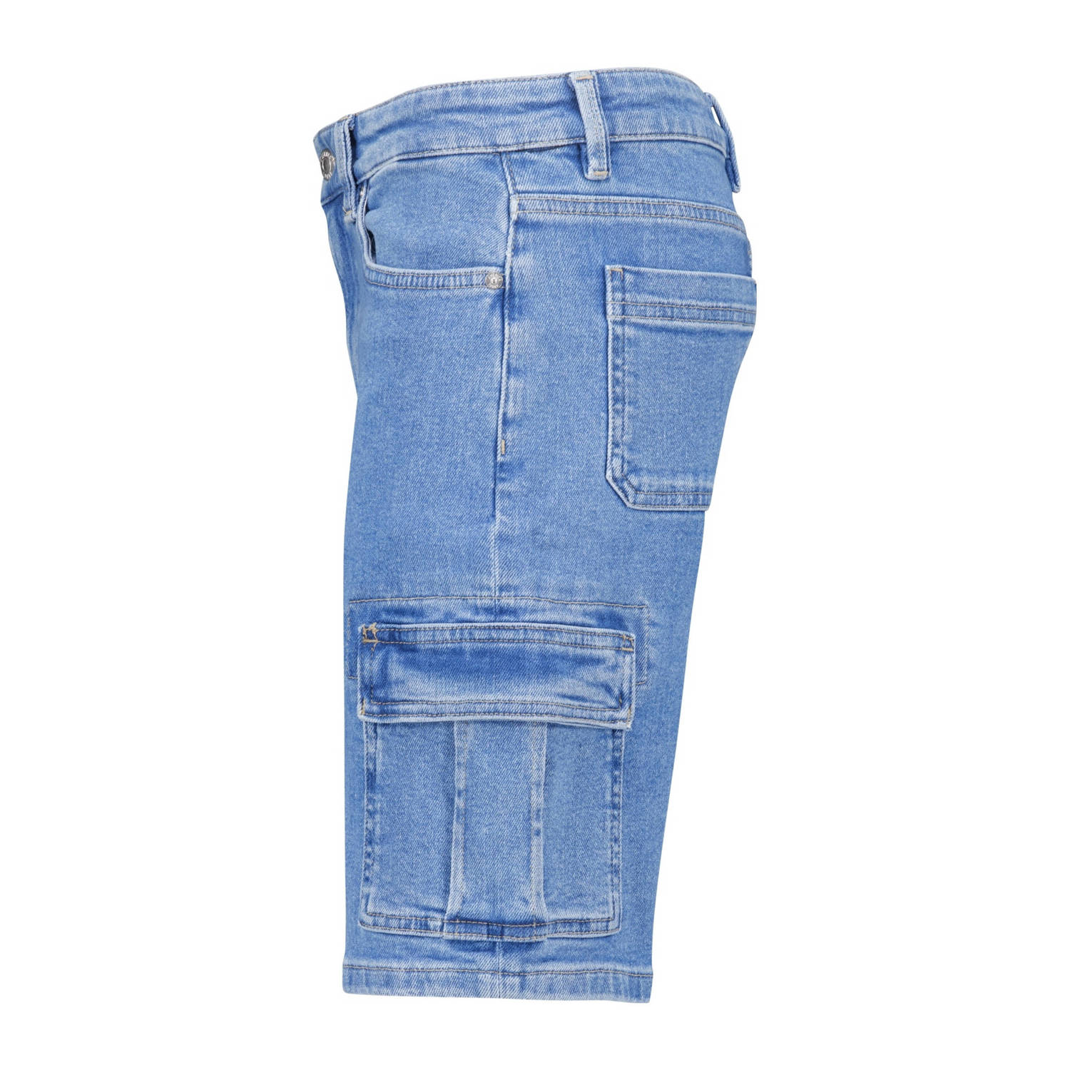 America Today cargo short medium blue denim