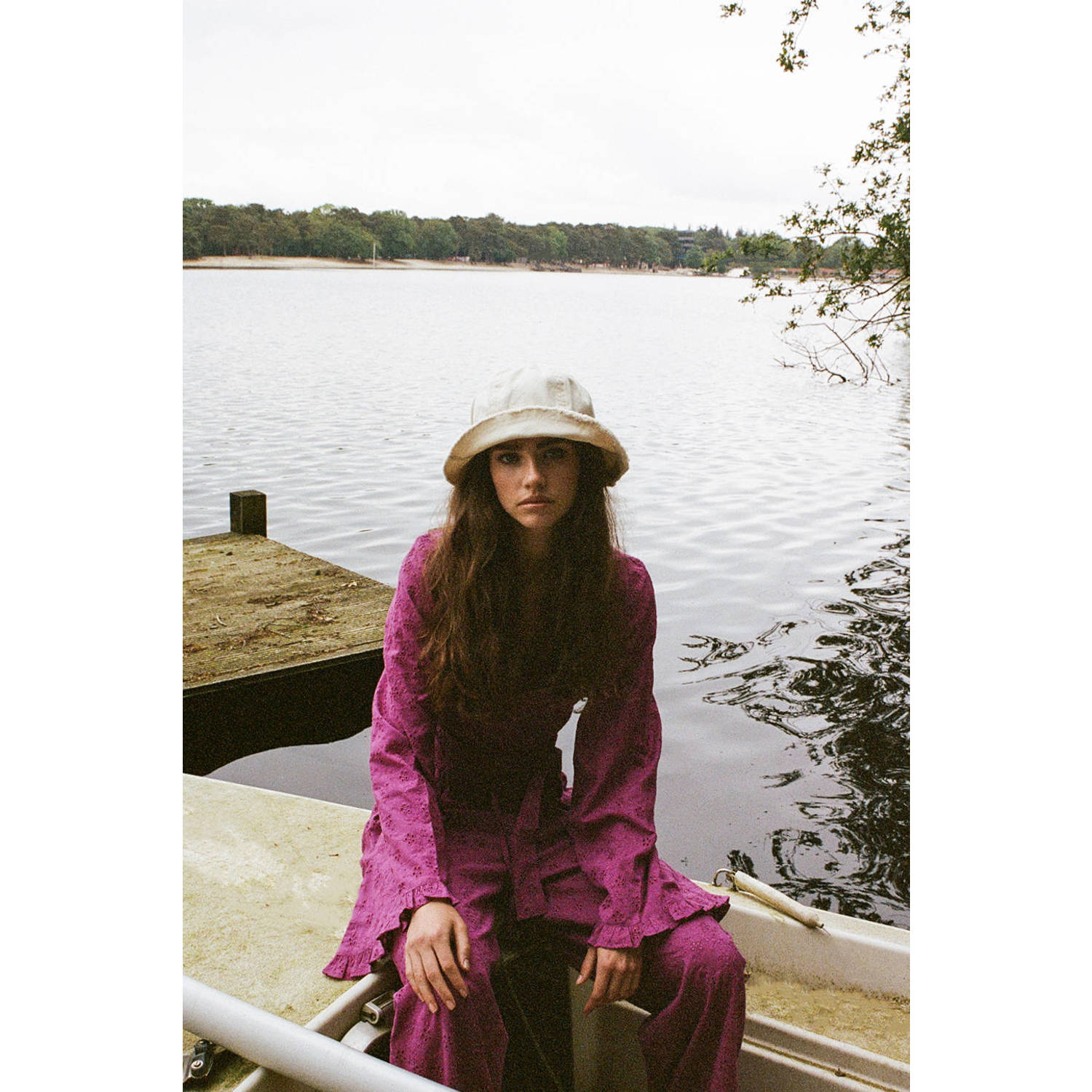 Refined Department overslag top Melissa paars