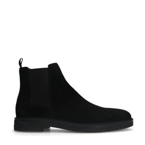 suède chelsea boots zwart