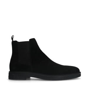 suède chelsea boots zwart