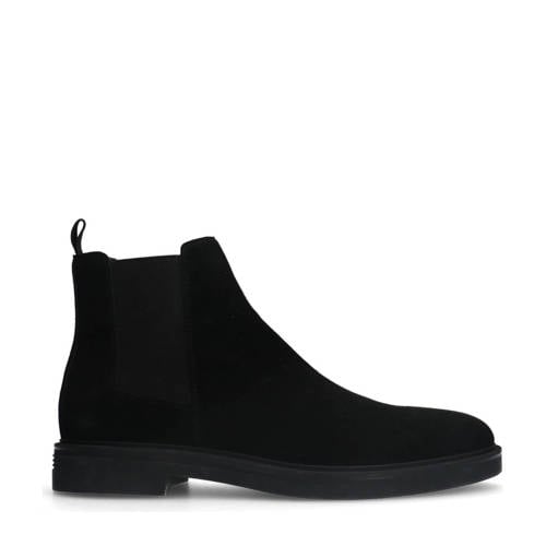 Manfield suède chelsea boots zwart afbeelding