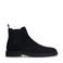 Manfield suède chelsea boots donkerblauw