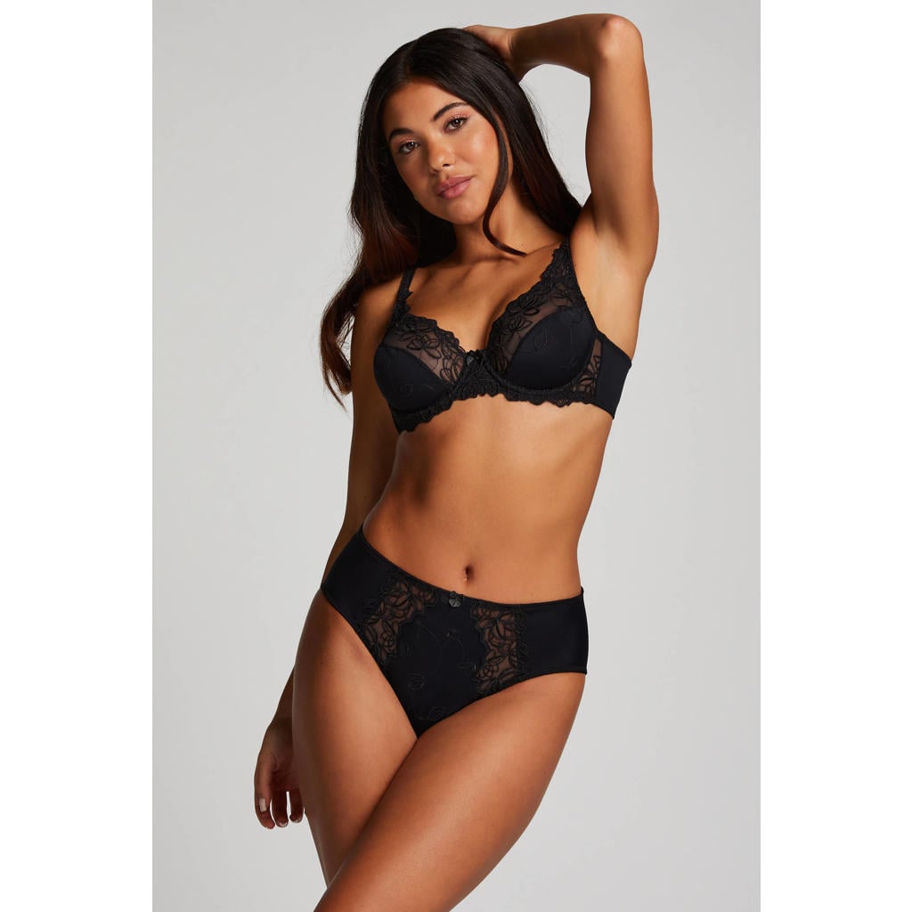 Hunkemöller high waist slip Diva zwart