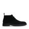 Manfield suède veterboots zwart