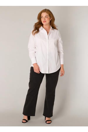 basis blouse wit