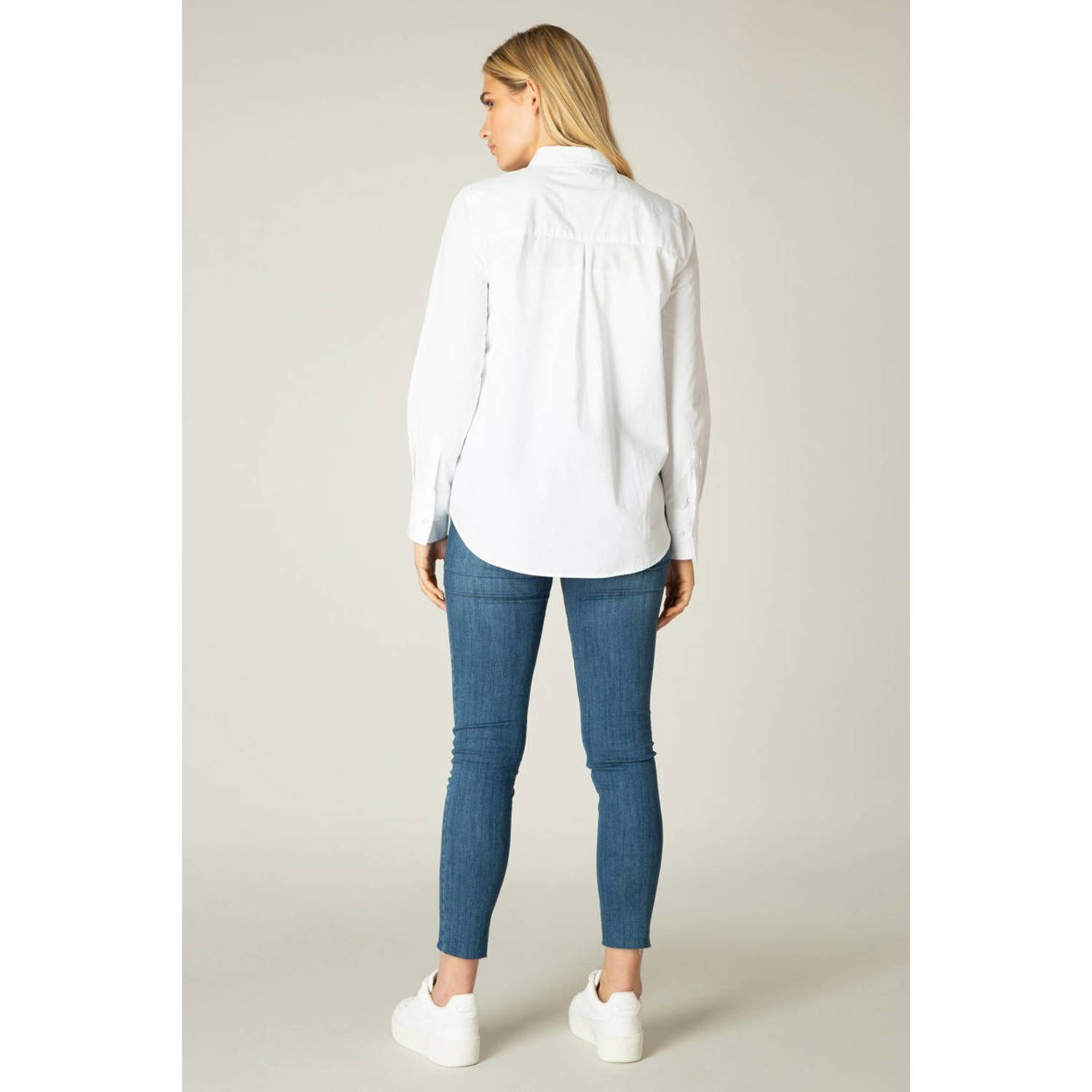 Base Level Curvy blouse wit