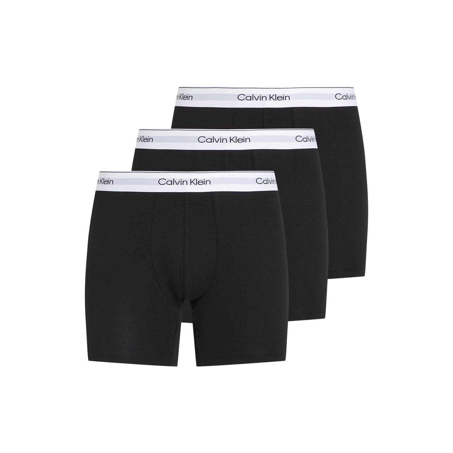 Calvin Klein Underwear Boxershort met band met label in een set van 3 stuks