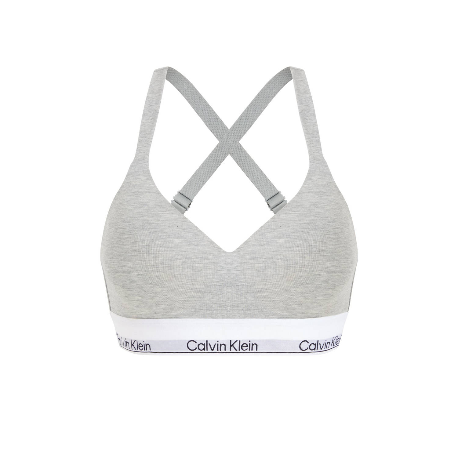 Calvin Klein voorgevormde bh top grijs