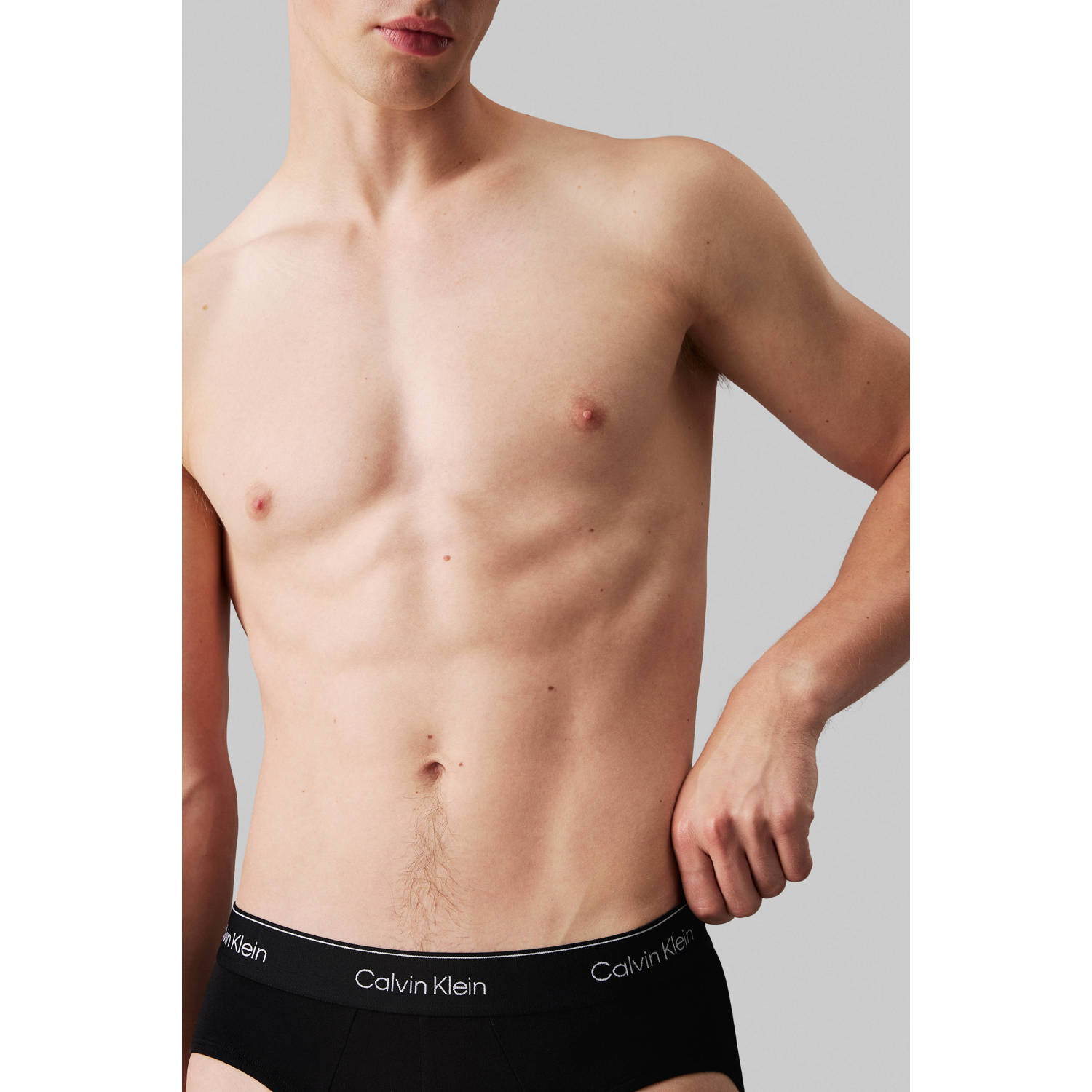 Calvin Klein Hipster HIP BRIEF 3PK met logo-elastische tailleband (3 stuks) (set 3 stuks)