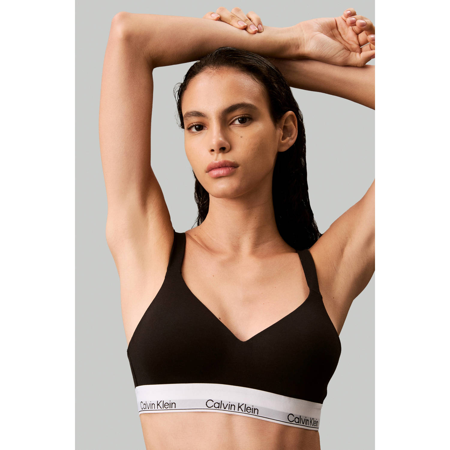 Calvin Klein voorgevormde bh top zwart