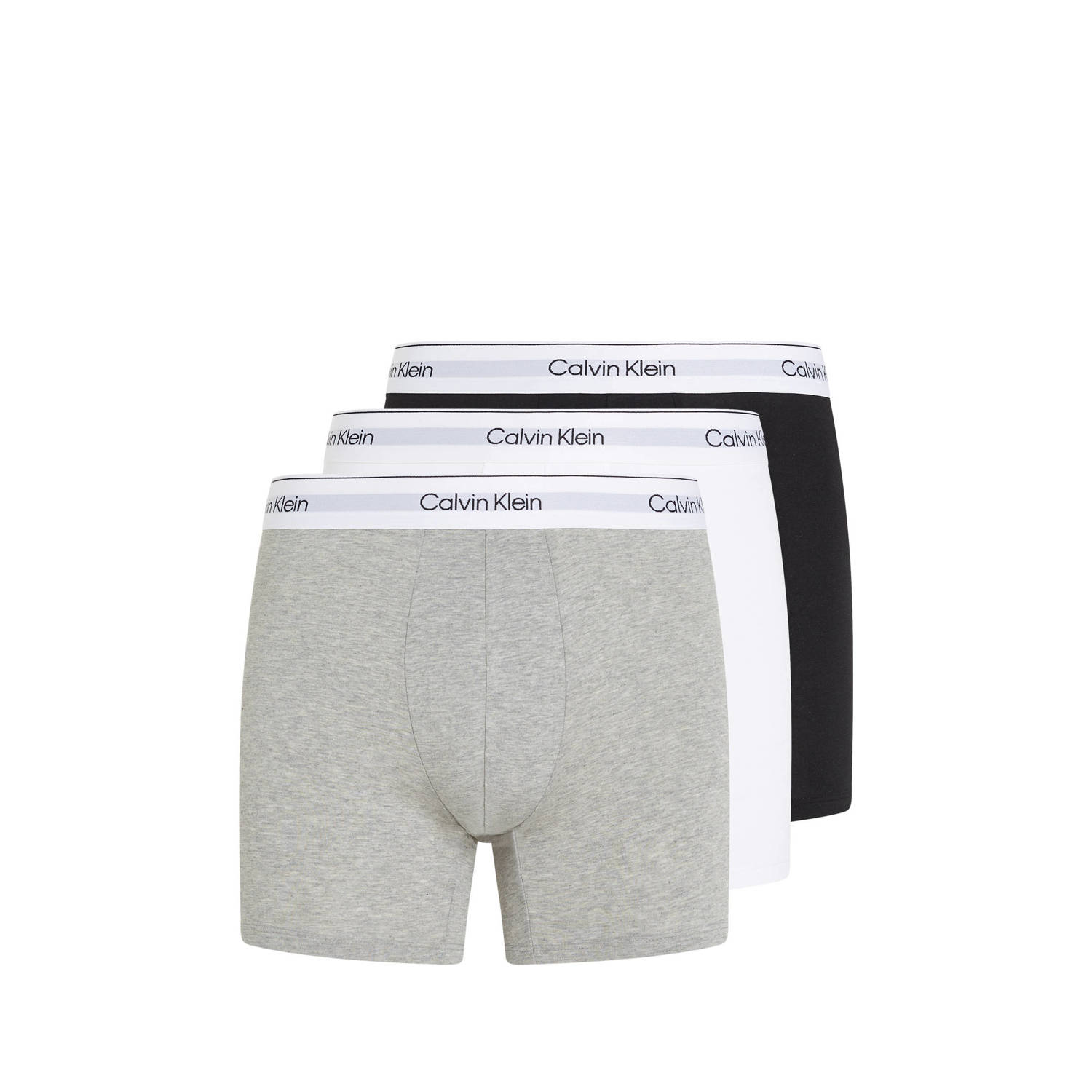 Calvin Klein Underwear Boxershort met band met label in een set van 3 stuks