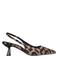 Sacha slingback pumps met panterprint beige/donkerbruin