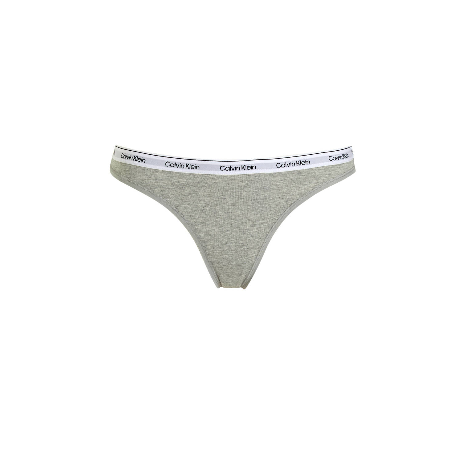 Calvin Klein string (set van 5) grijs blauw zalmroze